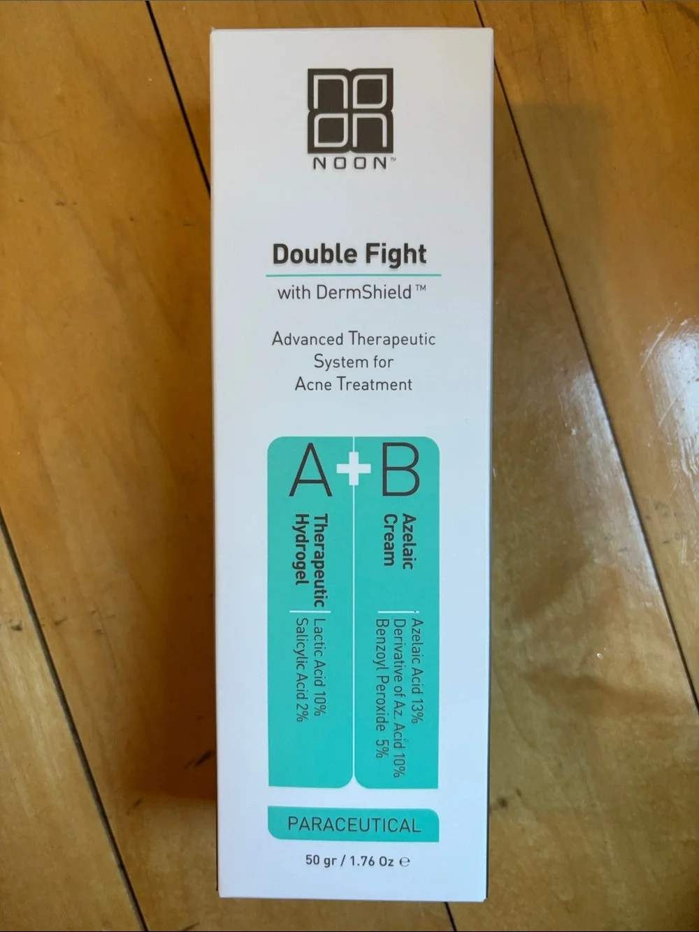 Double Fight Acne Treatment Cream Gel azelaic acid